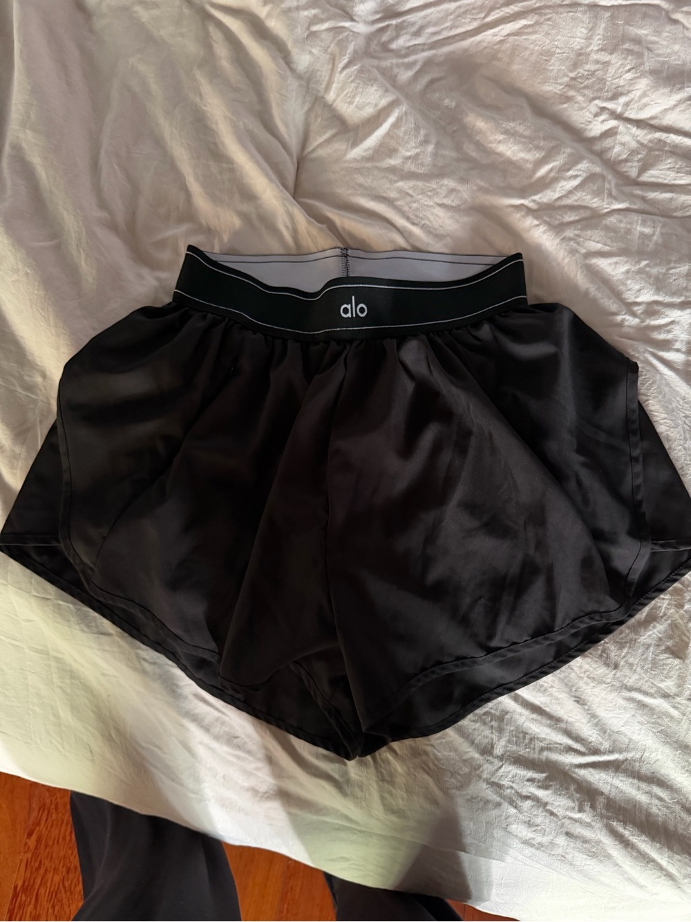 ALO Yoga Black Match Point Short